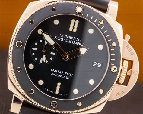 rose gold panerai ladies|Panerai submersible 42mm rose gold.